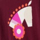 Girl Intarsia horse sweater 