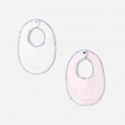 Set of 2 terry cotton bibs