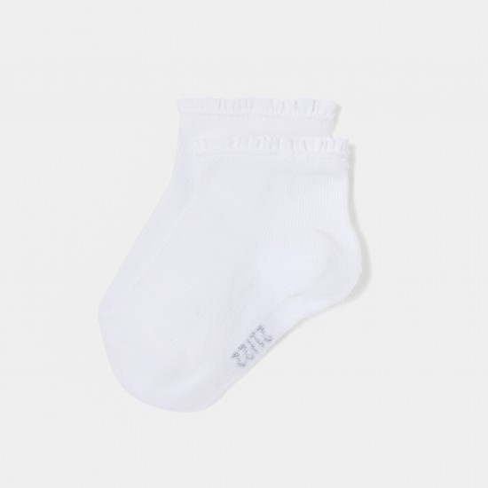 Baby girl ruffled socks