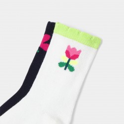 Baby girl socks duo