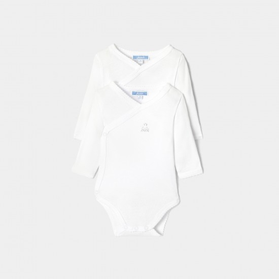 Baby set of 2 long-sleeved bodysuits