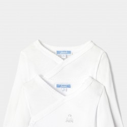 Baby set of 2 long-sleeved bodysuits