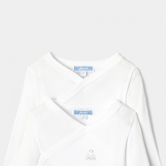 Baby set of 2 long-sleeved bodysuits