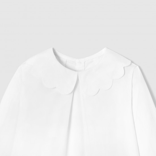 Girl poplin blouse