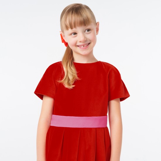 Girl velvet dress