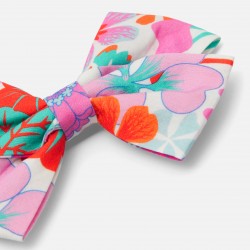 Girl Liberty fabric bow hair clip