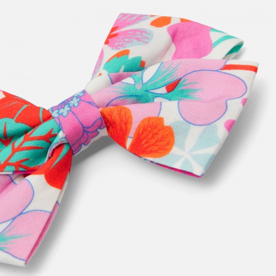 Girl Liberty fabric bow hair clip
