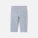 Baby boy pants in striped twill