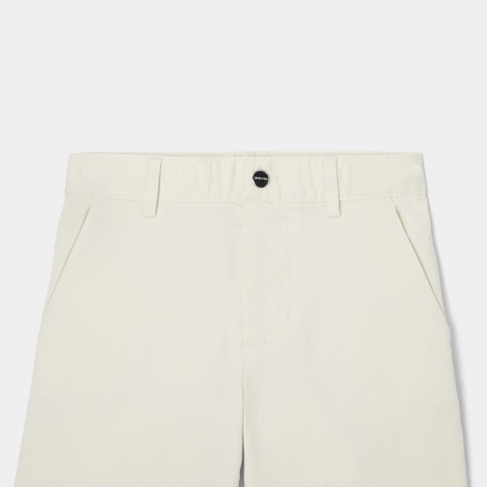 Boy twill Bermuda shorts