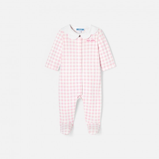 Baby girl gingham print  pyjamas