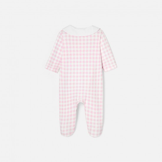 Baby girl gingham print  pyjamas