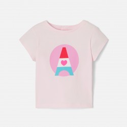 Baby girl short-sleeved T-shirt