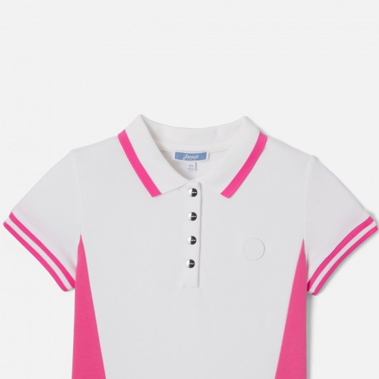 Girl color block dress
