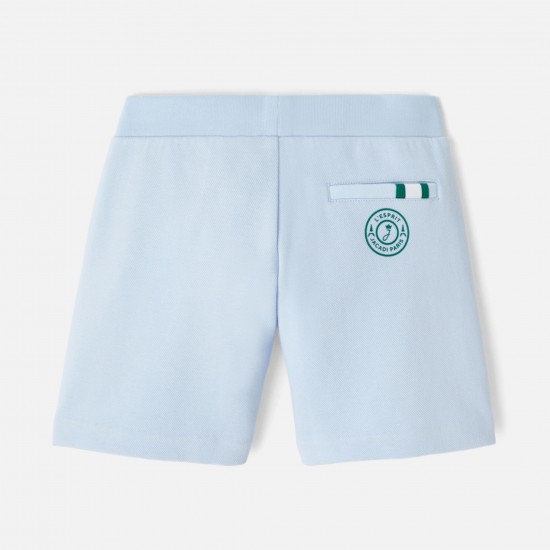 Boy cotton piqué shorts