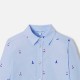 Boy shirt with Parisian motifs