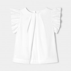 Girl blouse in fil à fil