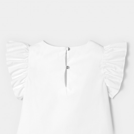 Girl blouse in fil à fil