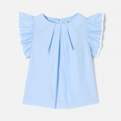 Girl blouse in fil à fil