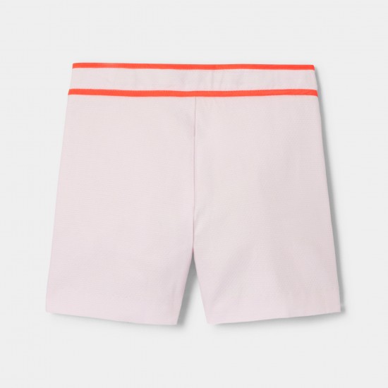 Girl culottes in honeycomb piqué