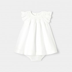 Baby girl linen ceremony dress