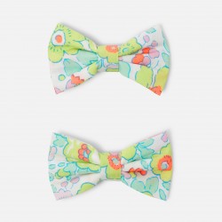 Girl duo  of barettes in Liberty fabric