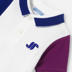 Baby boy polo shirt in cotton piqué