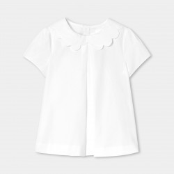 Girl blouse in poplin