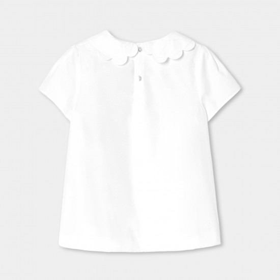Girl blouse in poplin