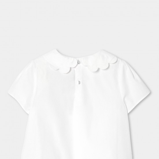 Girl blouse in poplin