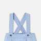 Baby boy bloomer in gingham