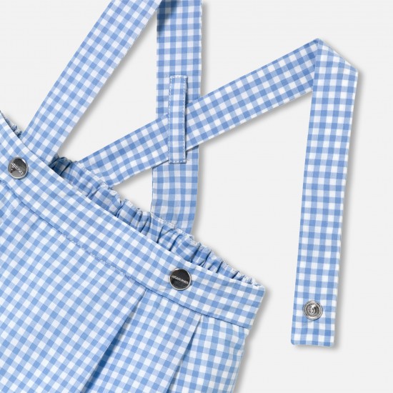 Baby boy bloomer in gingham