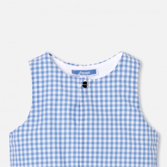 Baby boy Gingham jumpsuit 