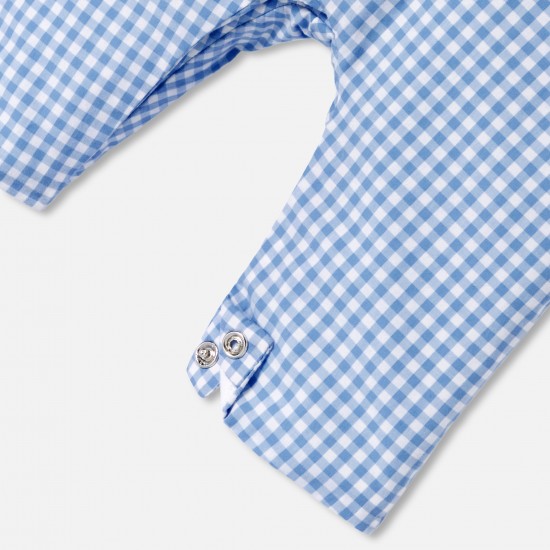 Baby boy Gingham jumpsuit 