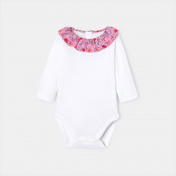 Baby girl long-sleeved bodysuit