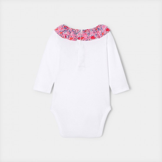 Baby girl long-sleeved bodysuit