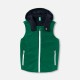 Boy reversible sleeveless padded jacket