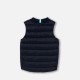 Boy reversible sleeveless padded jacket