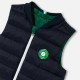 Boy reversible sleeveless padded jacket