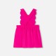 Baby girl velvet pinafore dress
