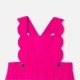 Baby girl velvet pinafore dress