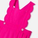 Baby girl velvet pinafore dress