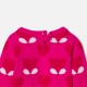 Baby girl sweater in jacquard knit