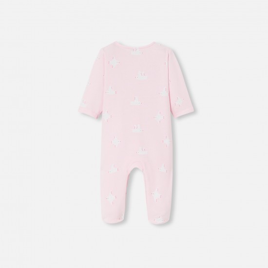 Baby girl pajamas in fleece