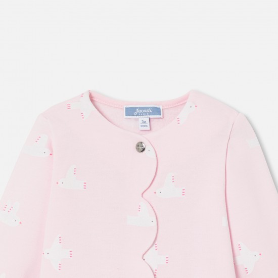 Baby girl pajamas in fleece