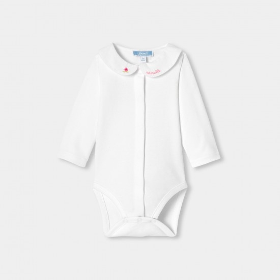 Baby girl long-sleeved bodysuit