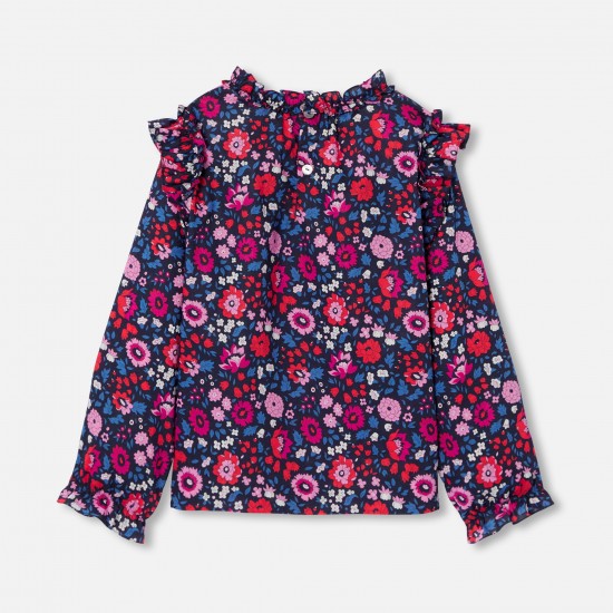 Girl blouse in Liberty fabric