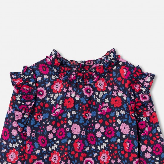Girl blouse in Liberty fabric