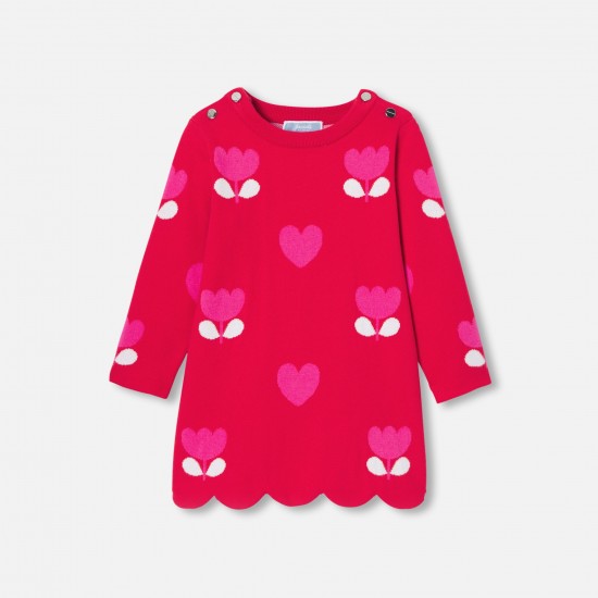 Baby girl knitted dress