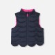 Baby girl  reversible sleeveless padded jacket