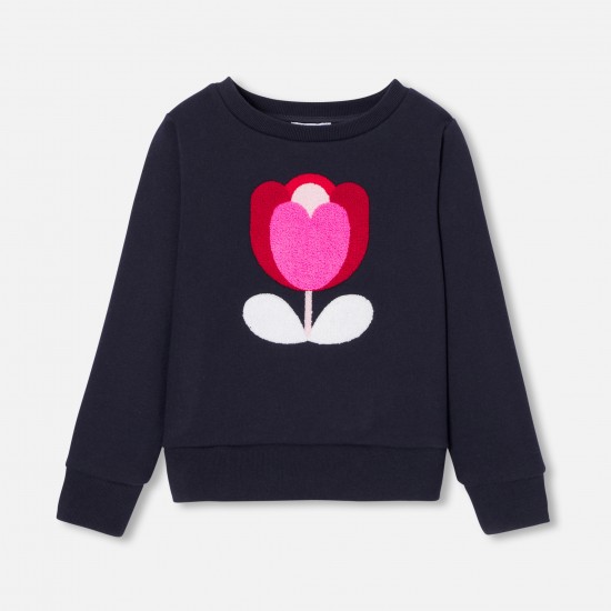 Girl fleece sweatshirt